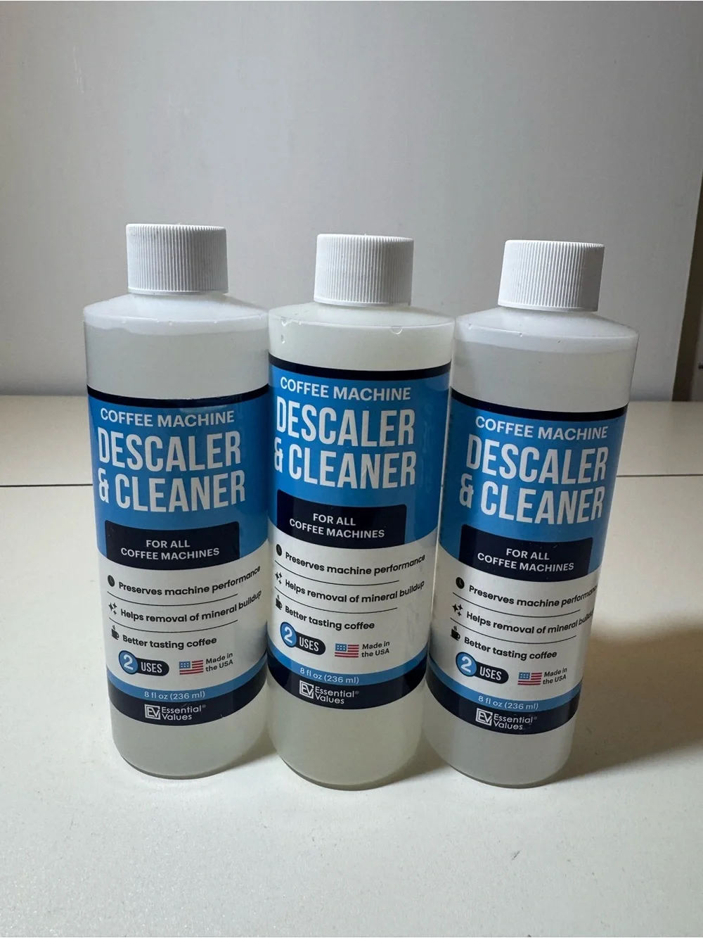 Coffee Machine Descaler & Cleaner- 3 Pack